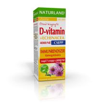 Naturland D-vitamin 4000NE+ Echinacea csepp 30ml