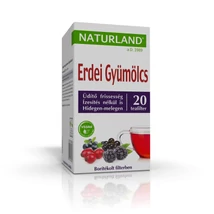Naturland Erdei gyümölcs gyümölcstea 4 féle gyümölccsel 20x2g