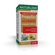 Naturland Propolisz + C-vitamin szopogató tabletta 60x