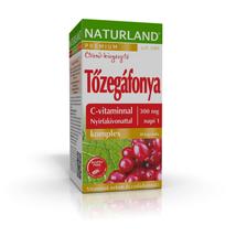 Naturland Tőzegáfonya komplex kapszula C-vitaminnal és nyírfakivonattal 30x
