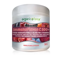 Organic force IMMUNOFLAVON C 500+ instant gyümölcs-zöldség szuperkoncentrátum por 200g