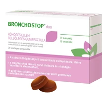 Bronchostop duo köhögés elleni belsőleges gumipasztilla 20x