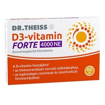 Dr. Theiss D3-vitamin 4000NE FORTE étrend-kiegészítő filmtabletta 60x