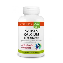 Interherb XXL 90x Szerves KALCIUM+D3-vitamin tabletta