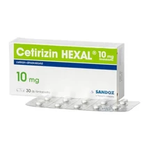 CETIRIZIN HEXAL 10 mg filmtabletta 30x
