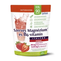 Interherb XXL 90 adag Szerves Magnézium+B6 eperízű italpor 270g