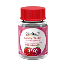 Akciós Centrum Gumivitamin gyermekeknek eper/málna ízű 30x
