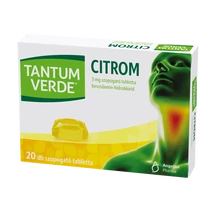 Tantum Verde citrom 3 mg szopogató tabletta 20x