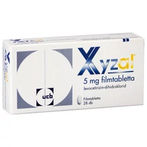 Xyzal 5 mg filmtabletta 28 db
