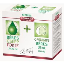 Béres Csepp Forte belsőleges oldatos cseppek 4x30ml+ C-vitamin Béres 50 mg tabletta 120x