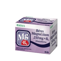 Béres Magnézium 250mg+B6 filmtabletta 30x