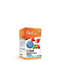 BioCo C+Cink Retard C-vitamin 1000mg+szerves Cink filmtabletta 60x
