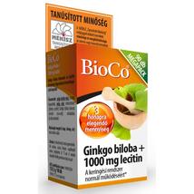 BioCo Ginkgo Biloba+ Lecitin 1000mg kapszula 90x