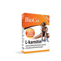 BioCo L-karnitin 500mg szerves krómmal 60x