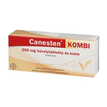 Canesten Kombi 200mg hüvelytabletta és krém (3db 200mg htabl.+ 20g krém)