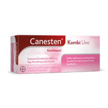 Canesten Kombi Uno 500mg lágy hüvelykapszula és krém (1db 500mg lágy hüvelykapszula+ 20g krém)