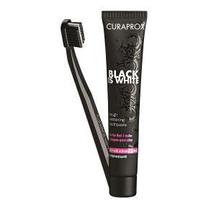 Curaprox Black is white fogkefe+fogkrém szett (90ml)