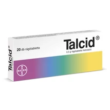 Talcid 0,5g rágótabletta 20x
