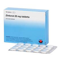 Zinkorot 25mg tabletta 100x