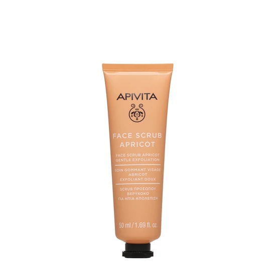 Apivita Express hámlasztó arcradír - Sárgabarackkal 50ml