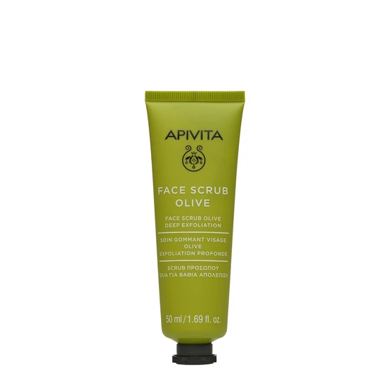 Apivita Express mélyhámlasztó arcradír - Olívával 50ml