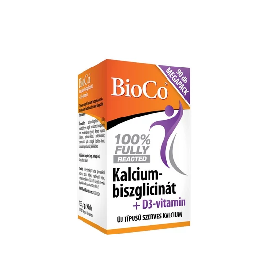 BioCo Kalcium-biszglicinát + D3-vitamin filmtabletta 90x