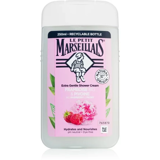 Le Petit Marseillais Tusfürdő Málna és bazsarózsa 250ml