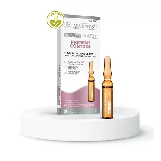 Marnys Pigment Control - Pigmentáció Csökkentő Bőrápoló ampulla 7x2ml