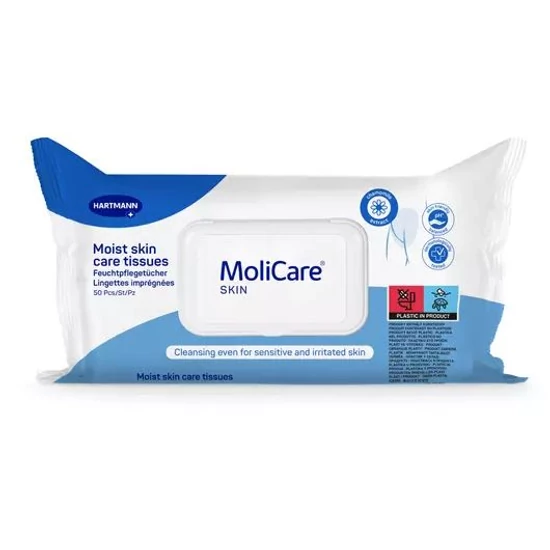 MoliCare Skin nedves törlőkendő 50x