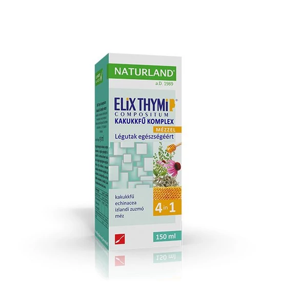 Naturland Elix Thymi Kakukkfű Komplex mézzel 150 ml