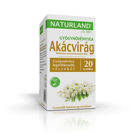 Naturland Fehér Akácvirág gyógynövénytea 20x1.2g