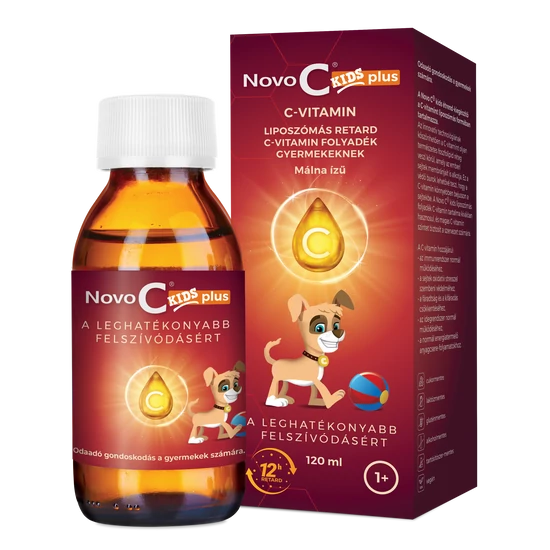 Novo C Kids Plus liposzómás C-vitamin folyadék gyermekeknek 120ml