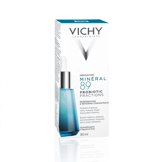 Vichy Minéral 89 HYALURON-BOOSTER Bőrerősítő és teltséget adó arcápoló 30 ml