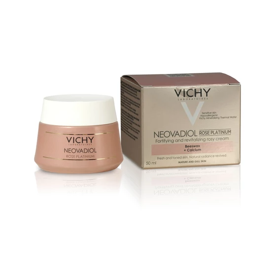 Vichy Neovadiol Rose Platinium bőrerősítő és revitalizáló rózsás krém 50ml