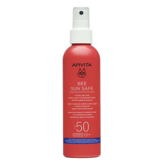 Apivita Bee Sun Safe Spray Arcra És Testre SPF50 200 ml
