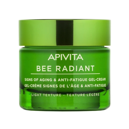 APIVITA BEE RADIANT Bőröregedés és fáradtság jelei ellen GÉL-KRÉM LIGHT 50 ml