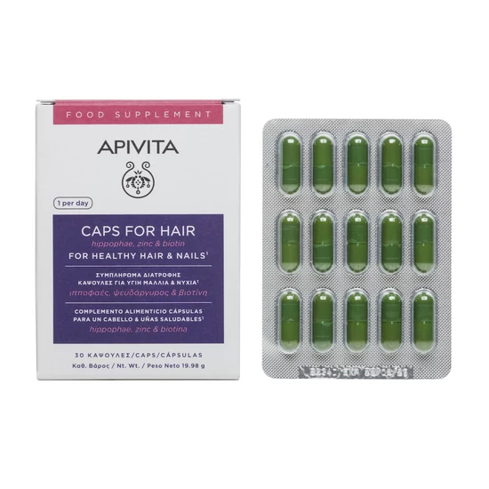 APIVITA Haj- és körömerősítő kapszula 30x