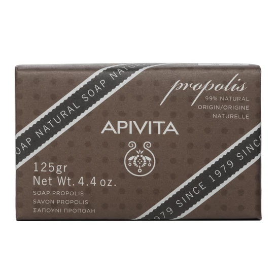 APIVITA Natúr szappan propolisszal, zsíros bőrre 125 g
