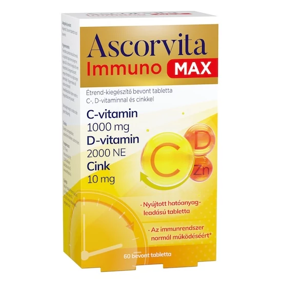 Ascorvita immuno max bevont tabletta 60x