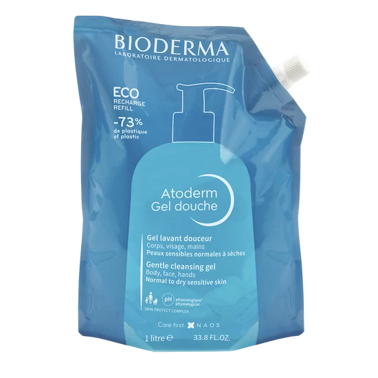 Bioderma Atoderm Tusfürdő Öko-utántöltő 1000ml