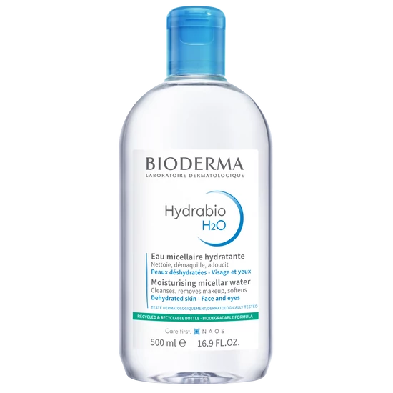 Bioderma Hydrabio H2O arc és sminklemosó  500ml