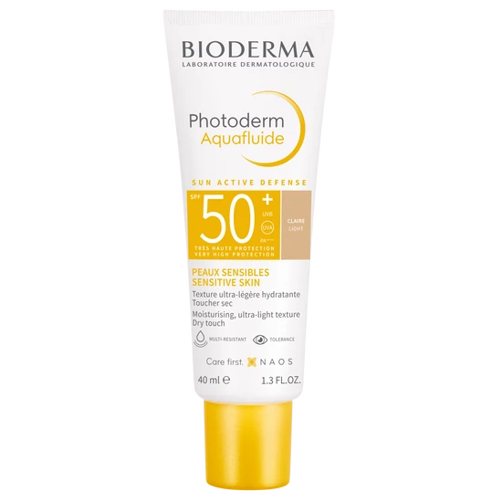 Bioderma Photoderm Aquafluide SPF50+ színezett Light 40ml