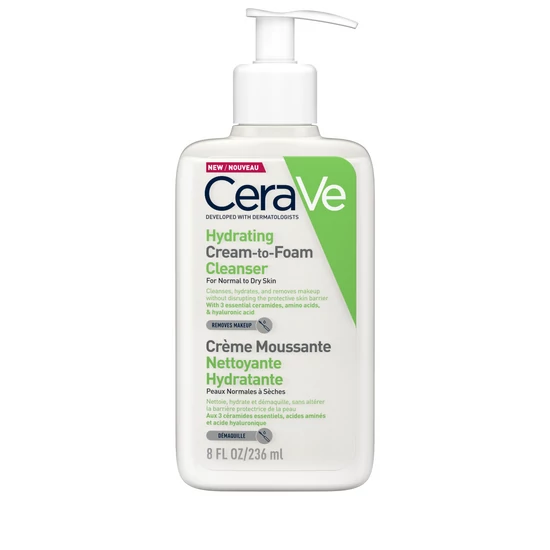 Cerave habzó krémtisztító 236ml