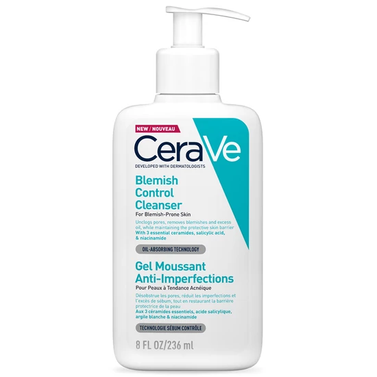 CeraVe Pattanások Elleni Tisztító gél 236ml