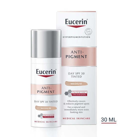 Eucerin Anti-Pigment színezett nappali arckrém medium FF30 50ml