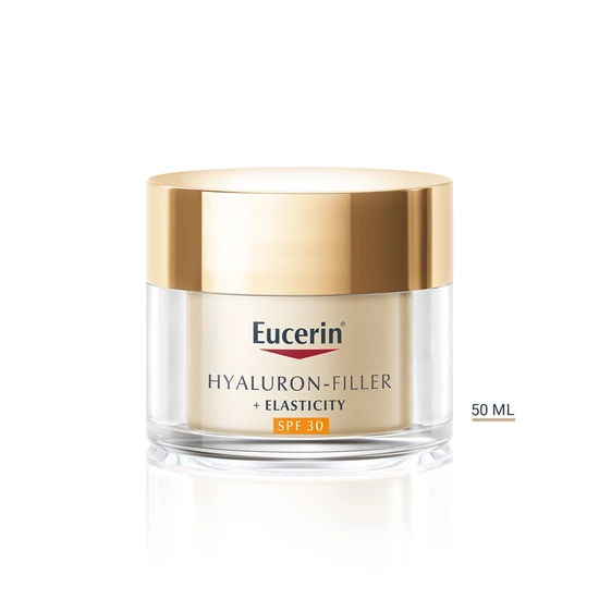 Eucerin Hyaluron-Filler + Elasticity Bőrtömörség regeneráló nappali arckrém SPF30 50ml