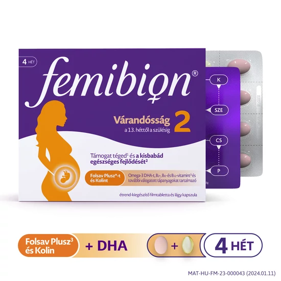 Femibion 2 várandósság kapszula+ filmtabletta 28+28x