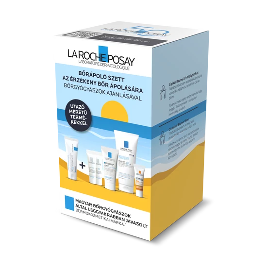 La Roche-Posay Cicaplast Nyári Bőrápoló Szett 100ml+3x3ml+2x15ml