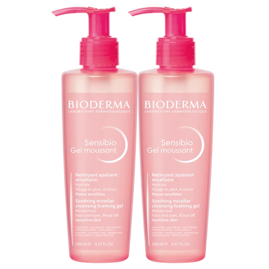Bioderma Sensibio Gél Moussant 2x200ml