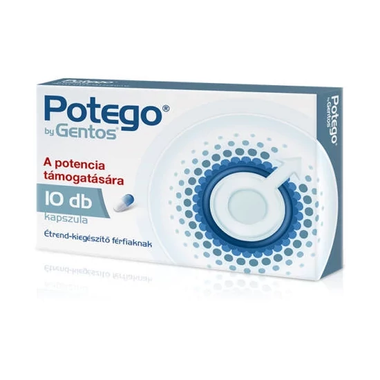 Potego by Gentos étrendkiegészítő kapszula férfiaknak 10x